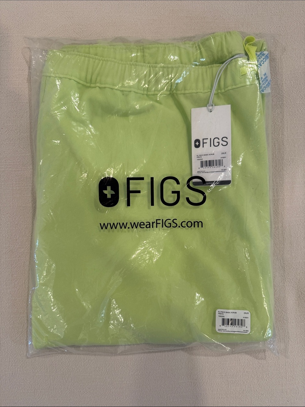 Figs Sea Mist Straight Leg Pants